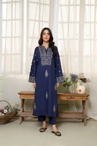 S1 608 Lawn 2 piece embroidered